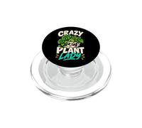 Crazy Plant Lady Divertente Piante D'appartamento Amante Giardinaggio PopSockets PopGrip per MagSafe