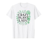 Crazy Plant Lady Giungla Botanica per giardinieri Indoor Maglietta