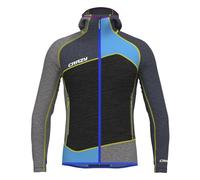 CRAZY Resolution - felpa in pile - uomo L Grey/Black/Blue man Bluesign