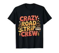 Crazy Road Trip Crew Avventura in Viaggio |- Maglietta