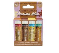 Crazy Rumors Festive Mix Lip Balms - Confezione da 4 (17 g ciascuno)
