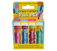 Crazy Rumors Confezione Fruit Mix 4 pezzi - Set balsami labbra