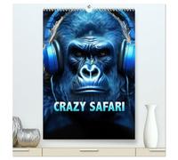 Crazy Safari (hochwertiger Premium Wandkalender 2026 DIN A2 hoch), Kunstdruck in Hochglanz: Entdecken Sie die Tiere Afrikas im Wandel der Jahreszeiten
