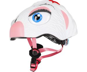 Crazy Safety Bunny, casco da bici, junior, bianco 49-55cm White