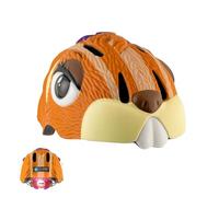 Crazy Safety Casco per Bici per Bambini | Casco per Bambini 2-7 Anni, Ideale per Bicicletta, Skateboard, Monopattino, Pattini a Rotelle | Caschetto da Bici 3D Regolabile 49-55 cm (Scoiattolo Marrone)