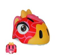 Crazy Safety - Giraffe Bicycle Helmet - Red (100401-02-01) Toy NUOVO