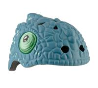CRAZY SAFETY Casco da Bici per Bambini | Camaleonte Blu Scuro | Crazy Safety | EN 1078 | Crazy Safety XS48-54