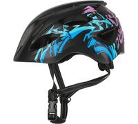 Crazy Safety Cool Grafitti, casco da bici, junior, arancione/nero 54-58cm Black/Blue