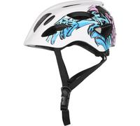 Crazy Safety Cool Grafitti, casco da bici, junior, bianco/blu 54-58cm White/Blue