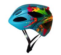 Crazy Safety Cool Splash, casco da bici, junior, blu 54-58cm Teal