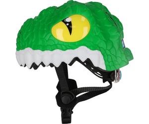 Crazy Safety Crocodile, casco da bici, junior, verde 49-55cm Green