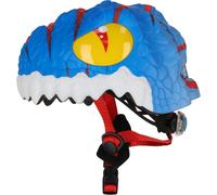 Crazy Safety Dino, casco da bici, junior, blu 49-55cm Blue