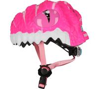 Crazy Safety Dino, casco da bici, junior, rosa 49-55cm Pink