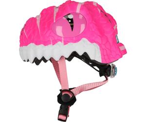 Crazy Safety Dino, casco da bici, junior, rosa 49-55cm Pink