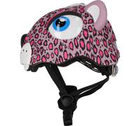 Crazy Safety Leopard, casco da bici, junior, rosa 49-55cm Pink