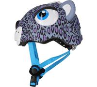 Crazy Safety Leopard, casco da bici, junior, viola 49-55cm Purple