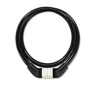 Crazy Safety Lucchetto da Bici per Bambini | Catena per Bici Resistente alle Intemperie | Lucchetto a Combinazione Facile da Usare | Cavo Antifurto Bici per Bambini | Accessori Bici (Nero)