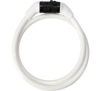 Crazy Safety Lucchetto da Bici per Bambini | Catena per Bici Resistente alle Intemperie | Lucchetto a Combinazione Facile da Usare | Cavo Antifurto Bici per Bambini | Accessori Bici (Bianco)