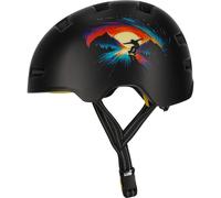 CRAZY SAFETY Casco bici e skate | Pattinaggio Nero L (57-61 cm) | Certificato EN1078 | Crazy Safety GRANDE
