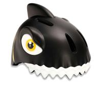 Crazy Safety Shark, casco da bici, junior, nero 49-55cm Black