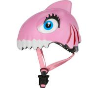 Crazy Safety Shark, casco da bici, junior, pink 49-55cm Pink