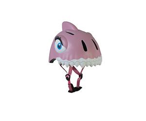 Crazy Safety the Dashing Shark, Casco Unisex Bambini, Rosa, S