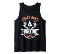 Crazy Shed Caccia Lady Deer Hunter Antler Raccolta Canotta