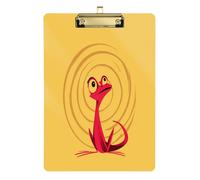 Crazy Shell Lizard rosso e giallo appunti parti trasparenti per forniture di classe per insegnanti scuola superiore Dimensioni 9 x 12.5 Tabla para escribir Gold Hold