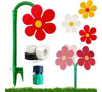 Crazy Sprinkler Daisy, Crazy Dancing Daisy Sprinkler, Irrigatore d'acqua a margherita rotante a 360°, strumento di irrigazione da giardino per l'irrigazione del cortile, irrigatori di fiori rotanti