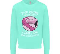 Crazy Stupid Funny Sarcastico Slogan Sarcasmo Uomo Felpa Maglione