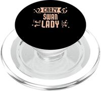 Crazy Swan Lady - Divertente cigno PopSockets PopGrip per MagSafe