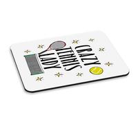 Crazy Tennis Lady PC Computer Mouse Pad - Divertente Sport