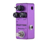 CRAZY TONE Distorsione Effetto Chitarra Pedale True Bypass Switching