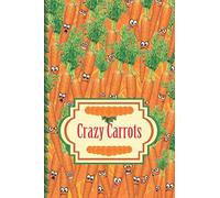 Crazy vegetables and fruits. Crazy Carrots. Notebook for school, children and on gift, Matte "Midas": Thin lines every 7mm, days, weeks, months, 160 Pages