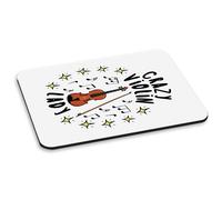 Crazy Violino Lady Stars PC Computer Mouse Pad Mamma Festa Della Giorno Ragazza