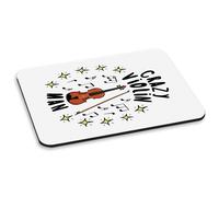 Crazy Violino Uomo Stars PC Computer Mouse Pad Papà Festa Del Papà Violinista