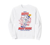 Crazy Weird Loco Follemente Pazzo (Divertente Strano Statement) Felpa