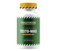 CrazyBulk TESTO MAX per integratore di forza ed energia 120 capsule -...
