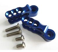CrazyRacer Aliminum Servo Horns Steering Arms 25T Blue for REVO E REVO 2.0 Summit Slayer PRO 4x4 XO-4 T MAXX 5345