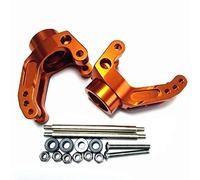 CrazyRacer Set di 2 carrelli in alluminio Heavy Duty Rear Hub Carrier per HPI Savage XL X 4.6 5.9 Flux