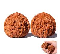 Crazyview 2026 Wenwan Walnuts, Chinese Walnuts Fidget, Traditional Walnut And Massage Ball, Handmade Walnut Natural Hand Massage Balls for Home Office Meditation (2pcs)