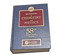 CRC Handbook of Chemistry and Physics (58th Edition 1977-1978)