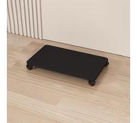 CRCRC Unità di intrattenimento, scaffale for DVD, scaffale audio, scaffale for giochi, espositore for CD, supporto multimediale, scaffale angolare, supporto for intrattenimento(Black,60x35cm)