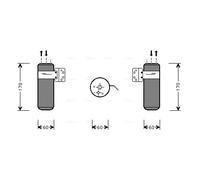 CRD052 AVA QUALITY COOLING Essiccatore, Climatizzatore per CHRYSLER,DODGE,PLYMOU
