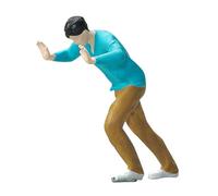 CRDARAAV 1/64 Miniature Modello Figure Ornamento 1/64 Ragazzo Figure Modello DIY Scena Decor