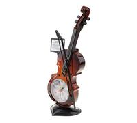 CRDARAAV Adorabile sveglia a forma di violino, decorazione per la casa, per bambini, ornamento per comodino,