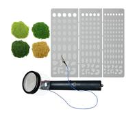 CRDARAAV Applicatore statico per erba statica, per modellini in miniatura