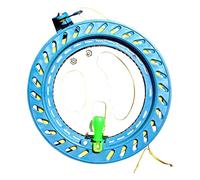 CRDARAAV Bobina avvolgicavo con cuscinetto a sfera per aquiloni, per esterni, con filo di volo, 18 cm, 200 m, blu