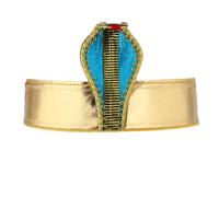 CRDARAAV Fascia per capelli da faraone egiziano per costume egiziano, accessorio per rave Halloween