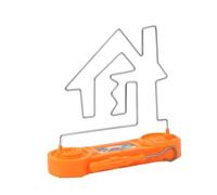 CRDARAAV Labirinto elettrico giocattolo per feste, fisico, scientifico, educativo, per bambini e ragazzi, arancione